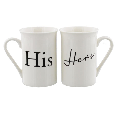 His & Hers Mugs by Amore