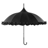 Clean Heels | Fancy umbrella for special occasion black