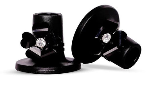 Black Rose  Heel Covers for High Heel Shoes from Clean Heels